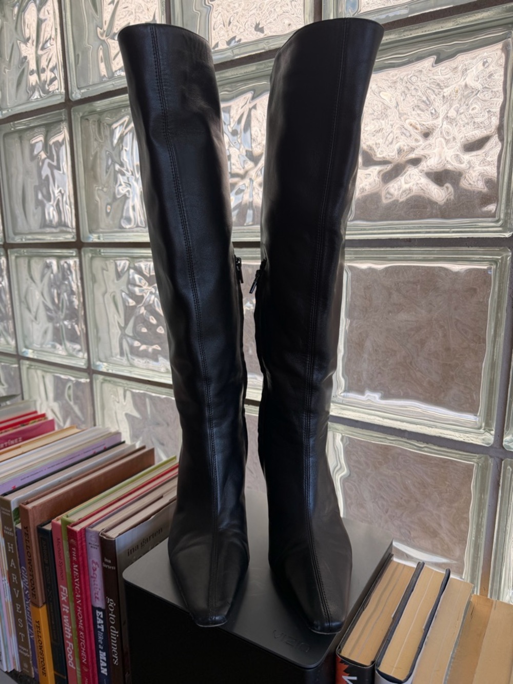 STAUD Black Cami Knee-High Boots - Picture 2 of 10